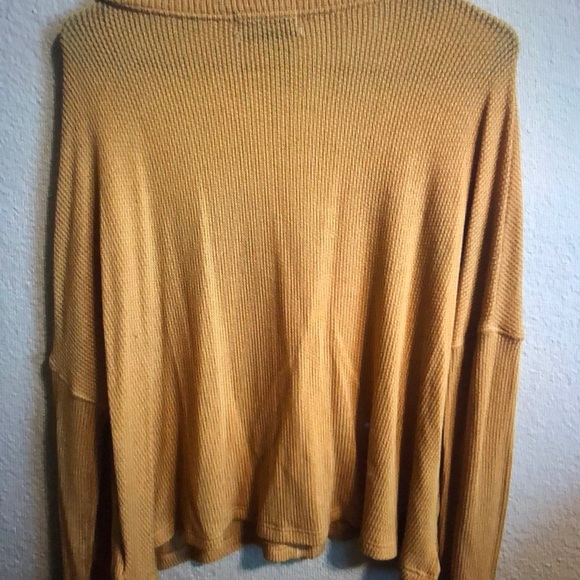 Urban outfitters yellow long sleeve button down - Picture 2 of 2